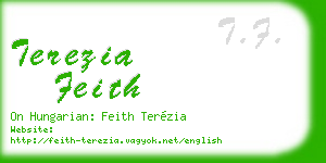 terezia feith business card
